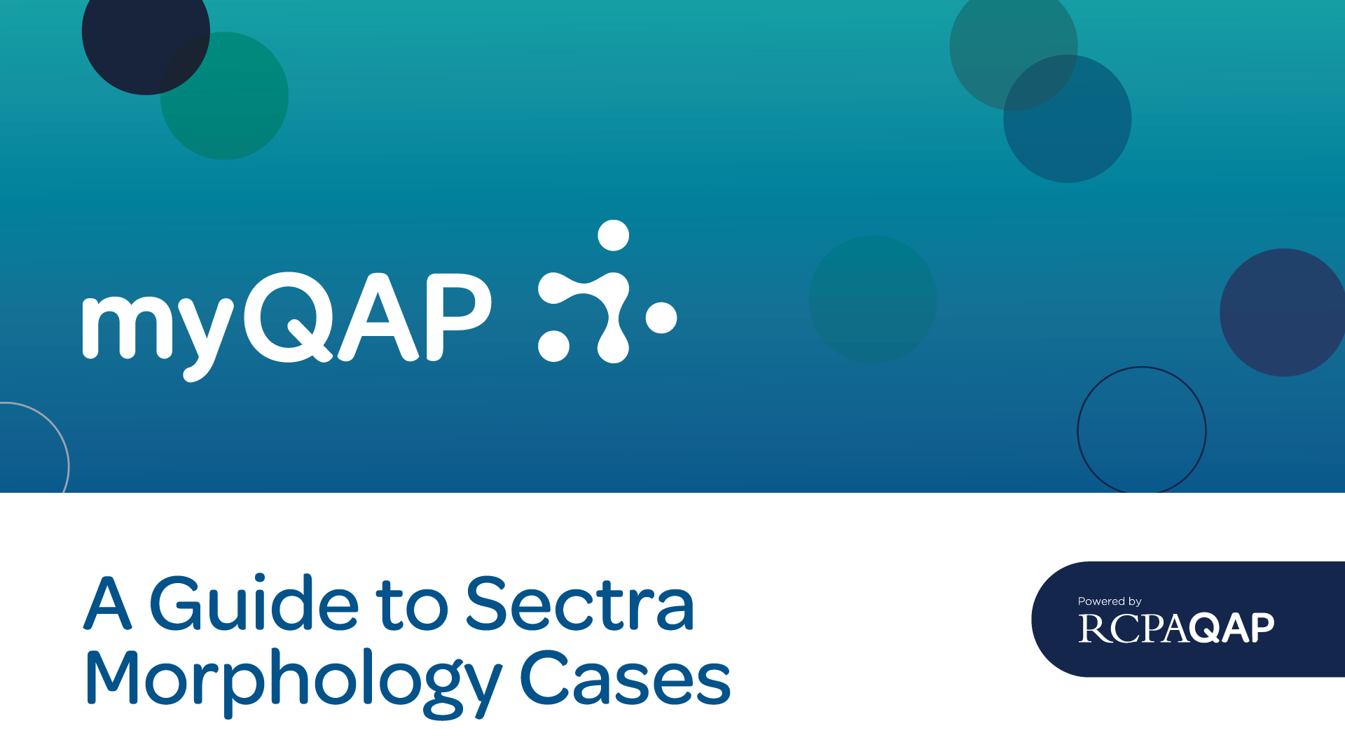 Guide to Sectra Morphology Cases