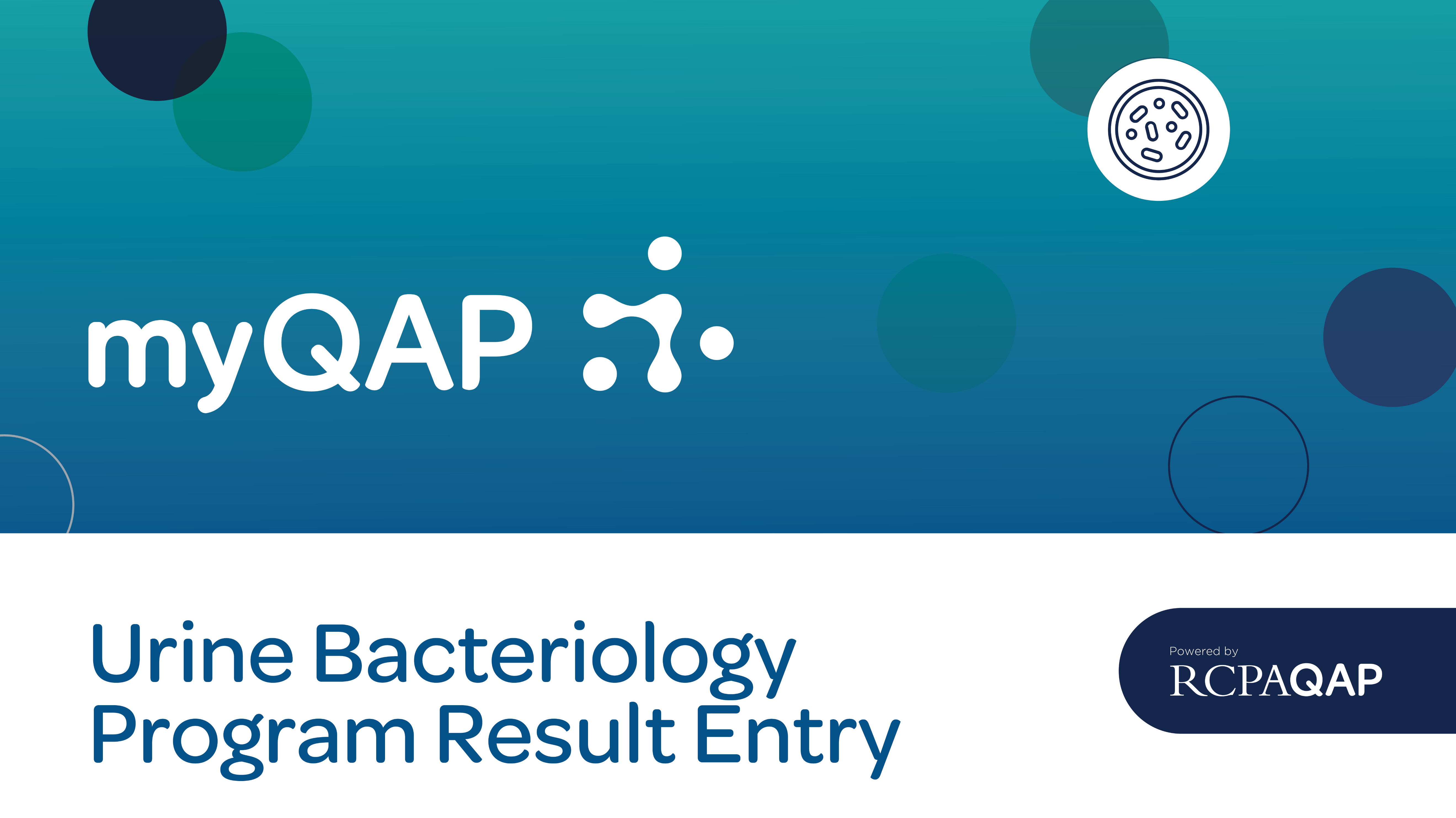 Urine Bacteriology Program Result Entry